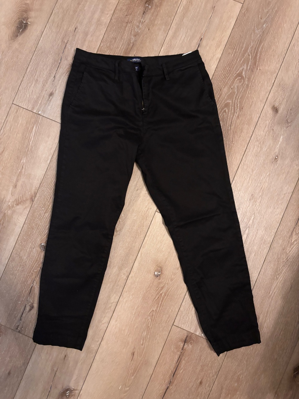 Nautica Black Tencel Ankle Trousers